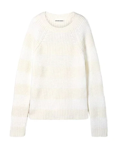 Alexander Wang T Sweaters In Ivory