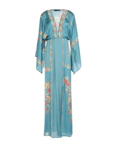 Celia Dragouni Long Dresses In Pastel Blue