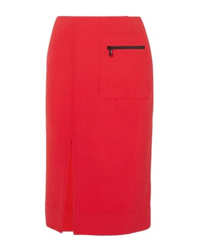 Kwaidan Editions Midi Skirts In Red