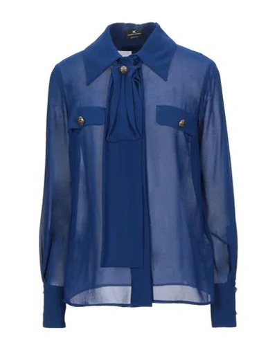 Elisabetta Franchi Shirts In Blue