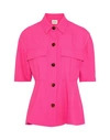 Khaite Solid Color Shirts & Blouses In Fuchsia