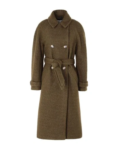 Topshop Coats In Military Green