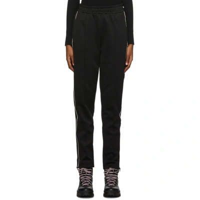 Moncler Black Contract Line Detail Lounge Pants In 999 Black