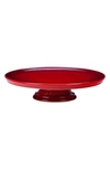 Le Creuset Stoneware Cake Stand In Cherry