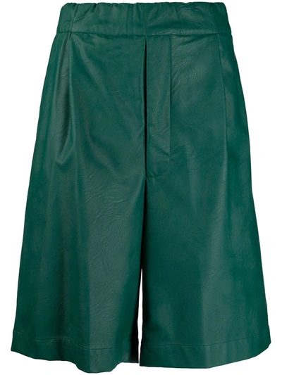 Jejia Knee-length Elasticated Shorts In Green