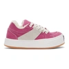 Palm Angels Pink Suede Snow Low Top Sneakers