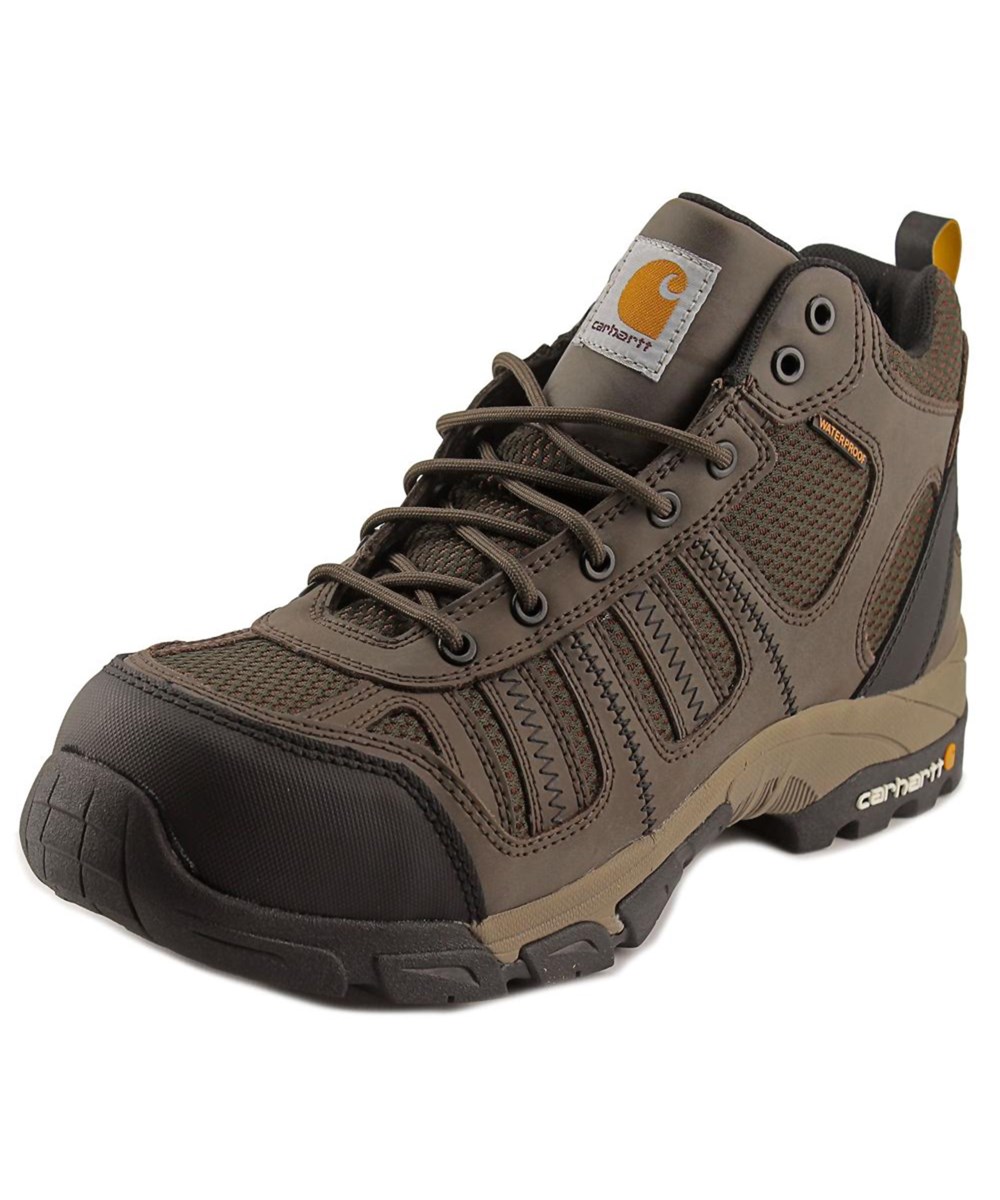 canvas steel toe work boots