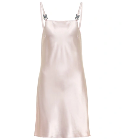 Alyx Disco Satin Minidress In Pink