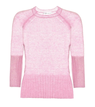Victoria Beckham Alpaca-blend Sweater In Pink