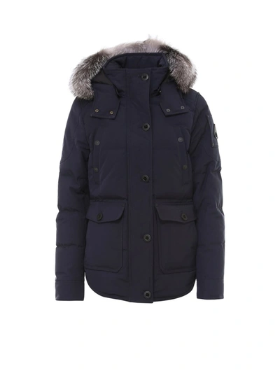 Moose Knuckles Anguille Jacket In Blue