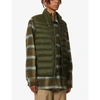 Polo Ralph Lauren Mens Green Quilted-down Shell Gilet S In Khaki