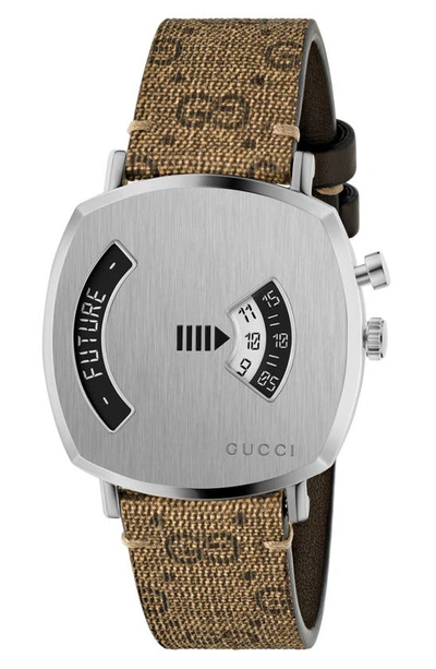 Gucci G-strap Watch, 38mm In Silver
