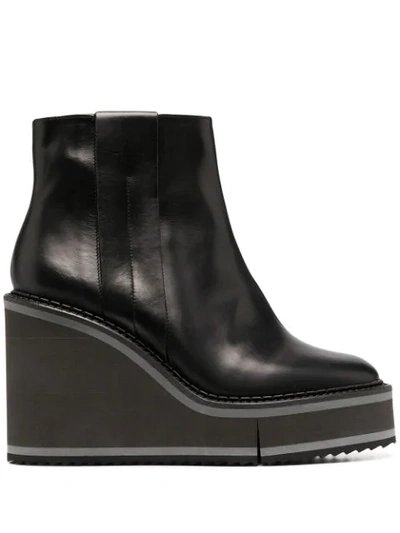 Clergerie Brizy 115mm Platform Boots In Black