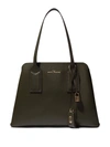 Marc Jacobs The Editor Leather Tote In Balsam Fir