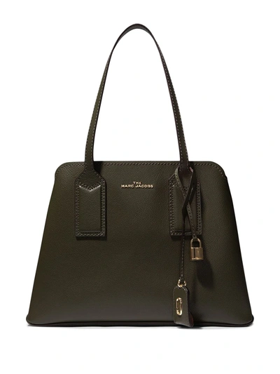 Marc Jacobs The Editor Leather Tote In Balsam Fir
