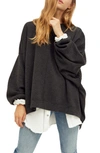 Free People Uptown Pullover In Carbon Copy