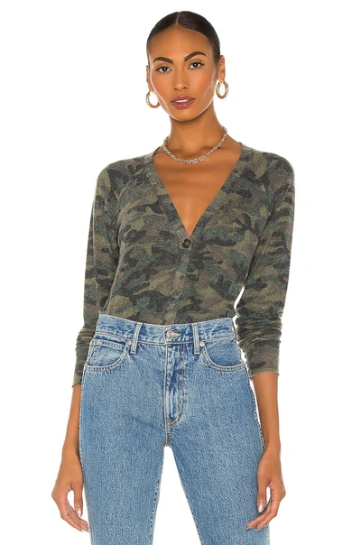 Michael Stars Tyra Tie-dye Cardigan In Camo