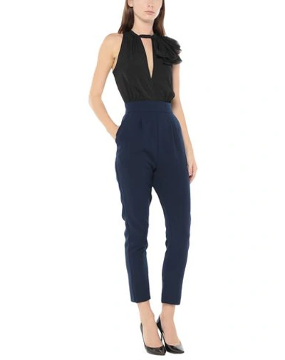 Pinko Woman Jumpsuit Black Size 8 Polyester, Silk