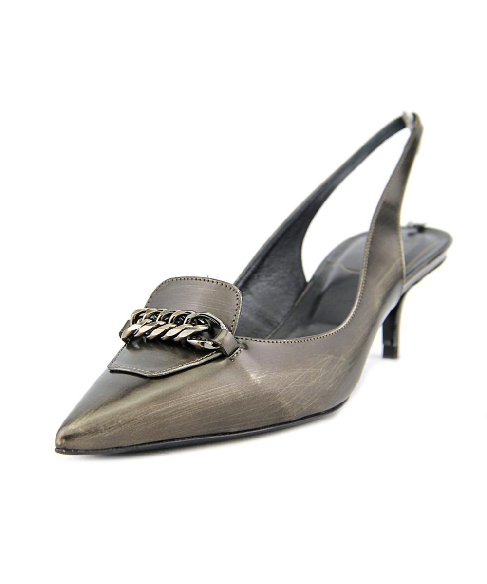 Roger Vivier Sling Back Miss Chain T.50 Patent Leather Slingback Heel ...
