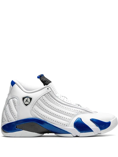 Jordan Air  14 Retro "hyper Royal" Sneakers In White