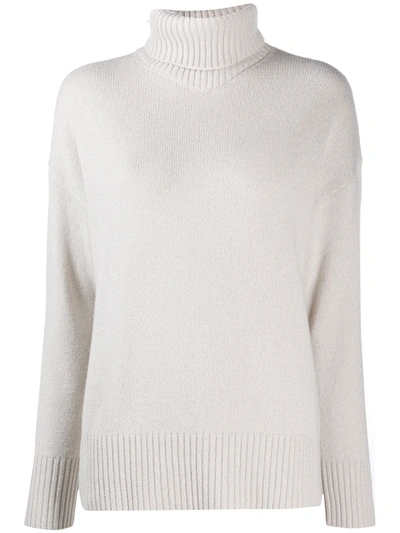 Seventy Roll Neck Jumper In Neutrals