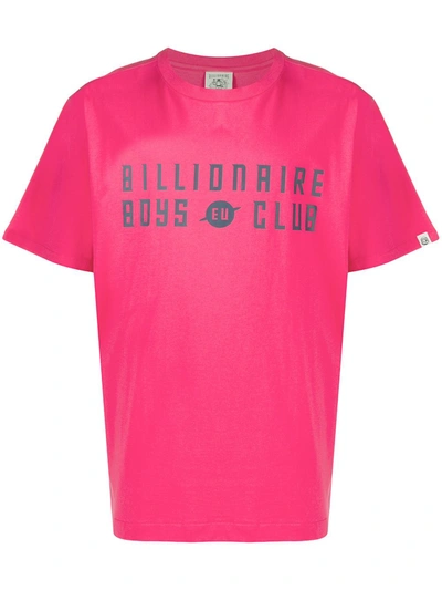 Billionaire Boys Club Eu Logo Short Sleeved T-shirt In Pink