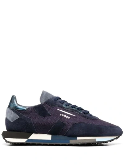 Ghoud Panelled Low-top Sneakers In Blue