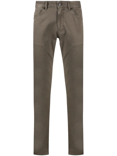 Pt05 Casual Straight-leg Trousers In Neutrals