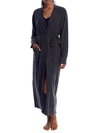 Barefoot Dreams Cozychic Lite Long Robe In Carbon