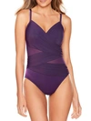 Miraclesuit Network Mystique Underwire One-piece In Sangria