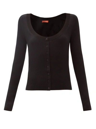 Altuzarra Women's Sweetwater Off-the-shoulder Knit Top In Black