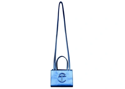 Pre-owned Telfar  Shopping Bag Small Cobalt