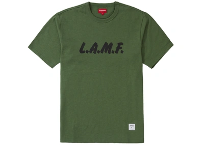 Pre-owned Supreme Lamf S/s Top Olive