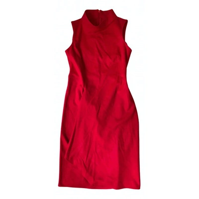 Pre-owned Iro Wool Mid-length Dress In Red