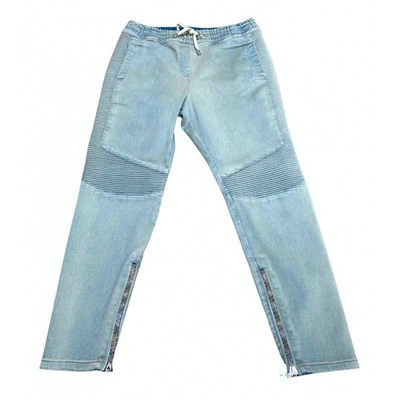 Pre-owned Balmain Blue Denim - Jeans Jeans