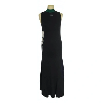 Pre-owned Equipment Maxi Dress In Black