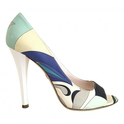 Pre-owned Emilio Pucci Leather Heels In Multicolour