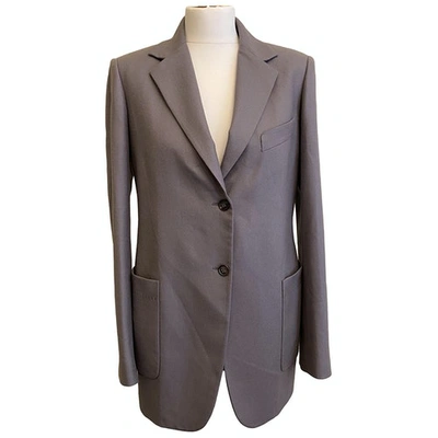 Pre-owned Loro Piana Cashmere Jacket In Grey