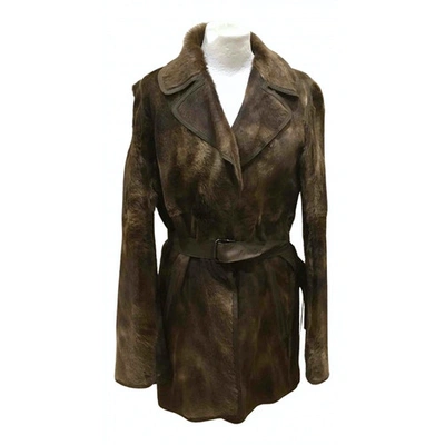Pre-owned Sylvie Schimmel Brown Fur Coat