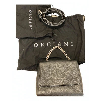 Pre-owned Orciani Leather Bag In Black