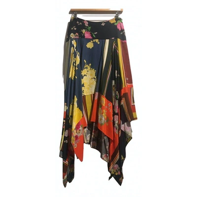 Pre-owned Preen Maxi Skirt In Multicolour