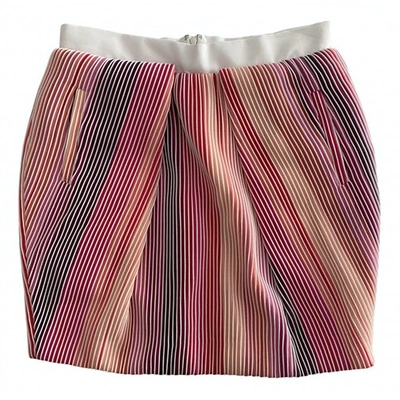 Pre-owned Camilla And Marc Mini Skirt In Pink