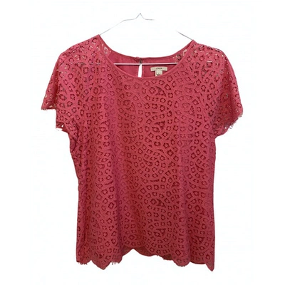 Pre-owned Jcrew Lace Tunic In Pink