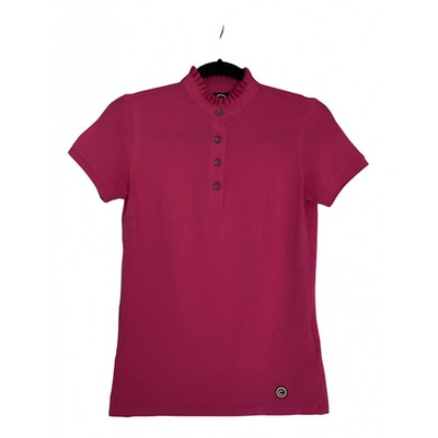 Pre-owned Colmar Pink Cotton  Top