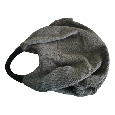 Pre-owned Cacharel Wool Handbag In Grey