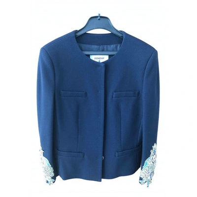 Pre-owned Dondup Blue Synthetic Jacket