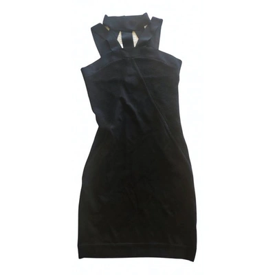 Pre-owned French Connection Mid-length Dress In Black