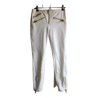 Pre-owned 3.1 Phillip Lim / フィリップ リム White Cotton Trousers