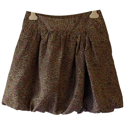 Pre-owned Comptoir Des Cotonniers Silk Mini Skirt In Other