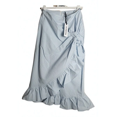 Pre-owned Vivetta Mid-length Skirt In Blue